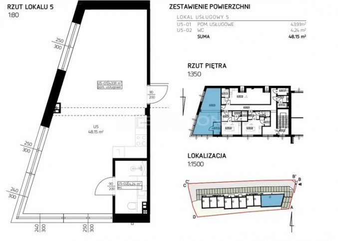 Lokal Sprzedaż Rzeszów Gościnna 2